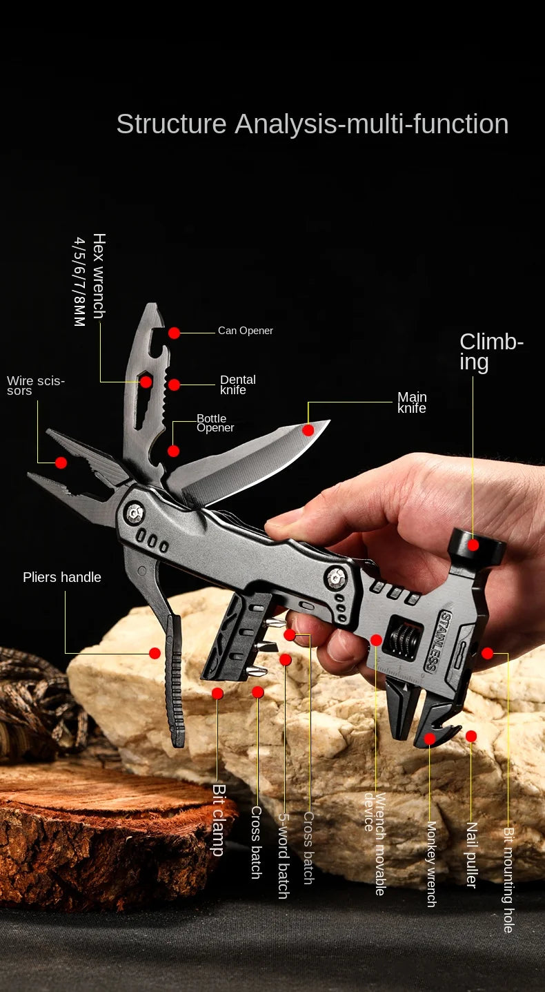 Heko Home™ 7-in-1 Multifunctional Wrench Pliers Hammer Tool